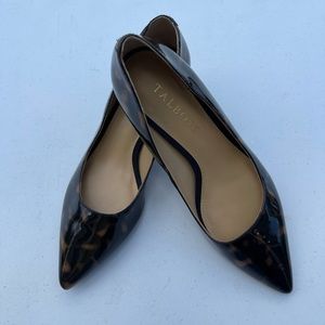 Talbots - Tortoise Black Womens Kitten Heel